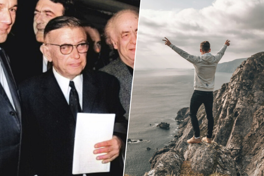 Jean-Paul Sartre, filósofo: "La vida comienza al otro lado de la desesperación"