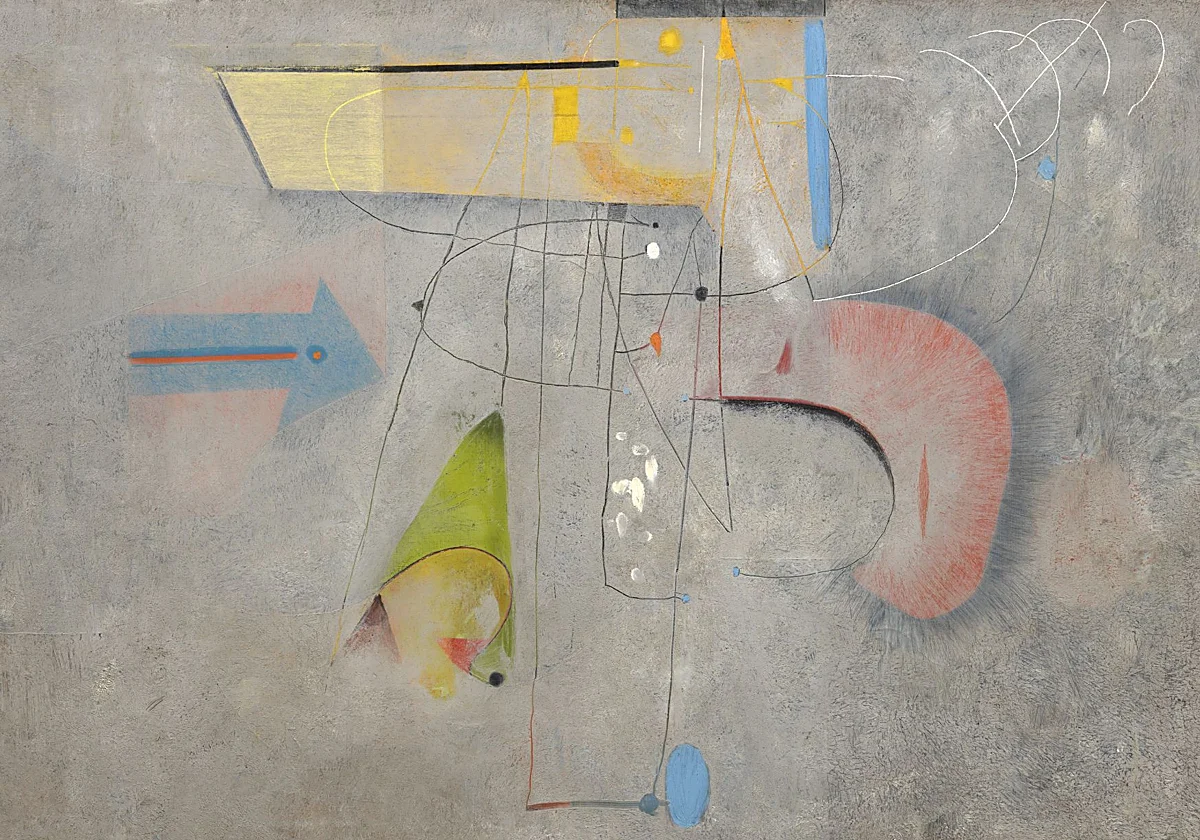 Antoni Tàpies, de frente al muro