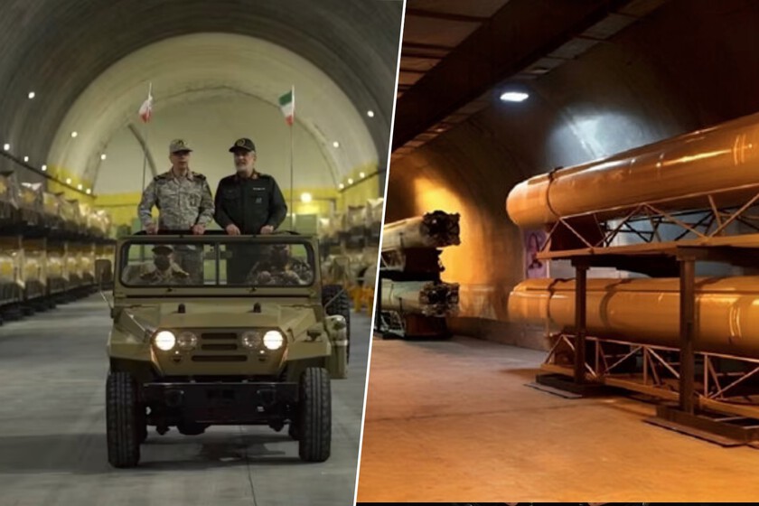 Irán ha pasado décadas excavando sus “ciudades de misiles”. Imágenes satelitales acaban de revelar que son una trampa mortal
