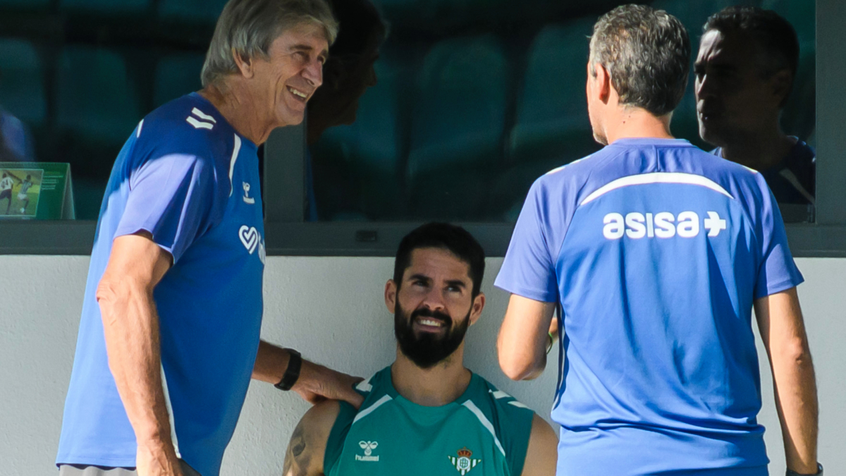 Pellegrini: "Isco no va a estar antes del parón, pero ha ido evolucionando bastante bien en su recuperación"