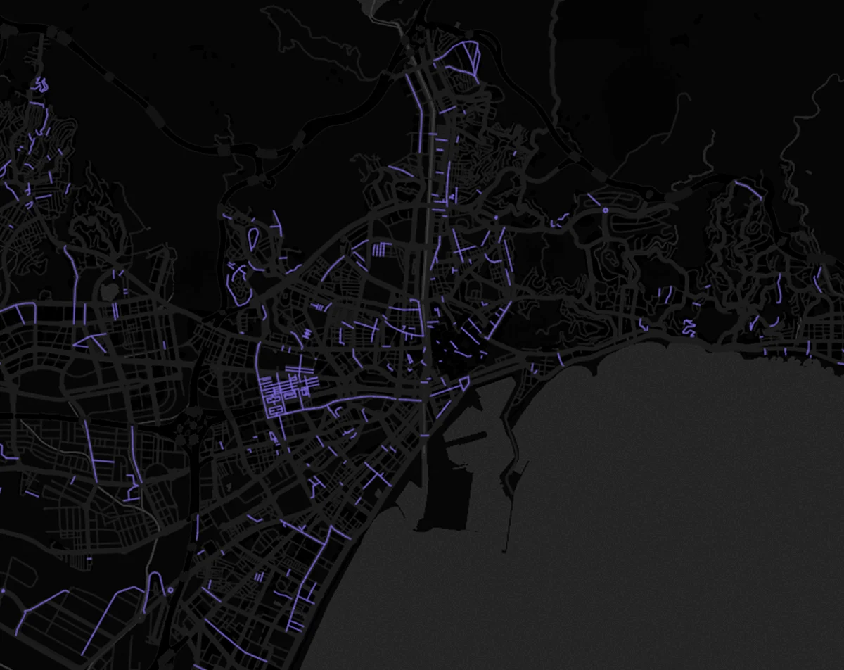 Mapa | Sólo una de cada diez calles de Málaga tiene nombre de mujer