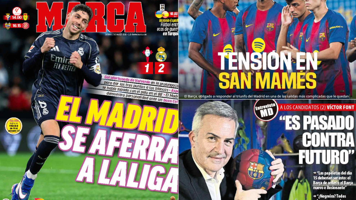 Las portadas tras el agónico triunfo del Madrid