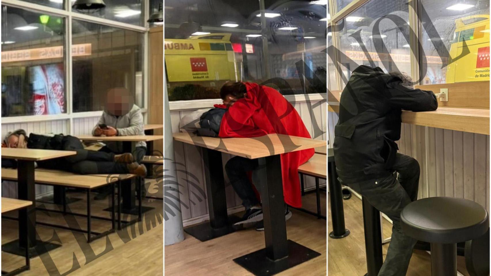 Los indigentes de Barajas toman la sala de espera de La Paz: "No se les puede echar y a veces se pelean y discuten"