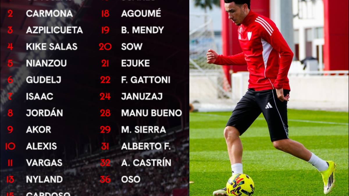 Rubén Vargas, novedad en la lista del Sevilla sin Peque, Suazo ni Maupay