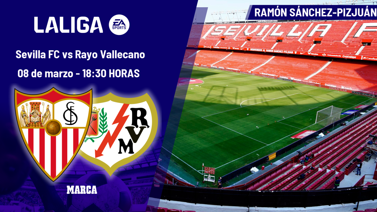 Sevilla - Rayo Vallecano: horario, dónde ver en TV y canal del partido de LaLiga EA Sports