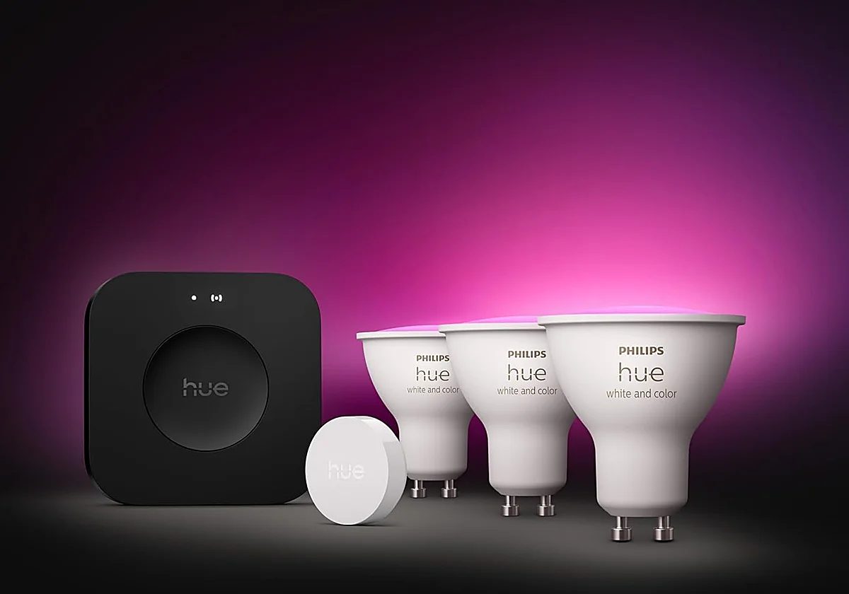 Personaliza cada ambiente y automatiza tu hogar con el kit de inicio Bridge Pro de Philips Hue