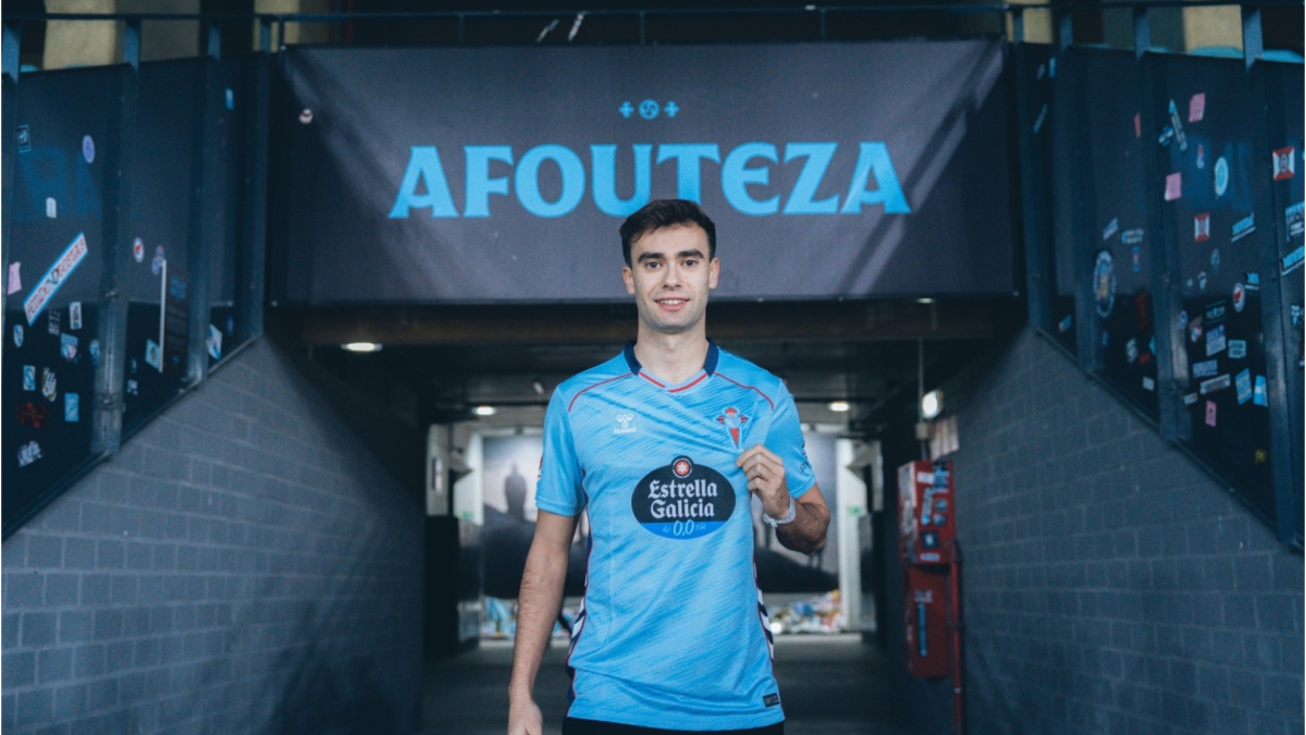 Álvaro Núñez preparado para debutar con el Celta