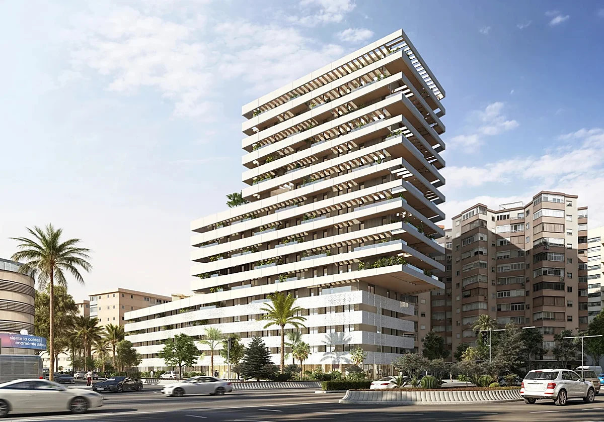 Primer paso para sustituir el concesionario Málaga Wagen por pisos en alquiler y un hotel