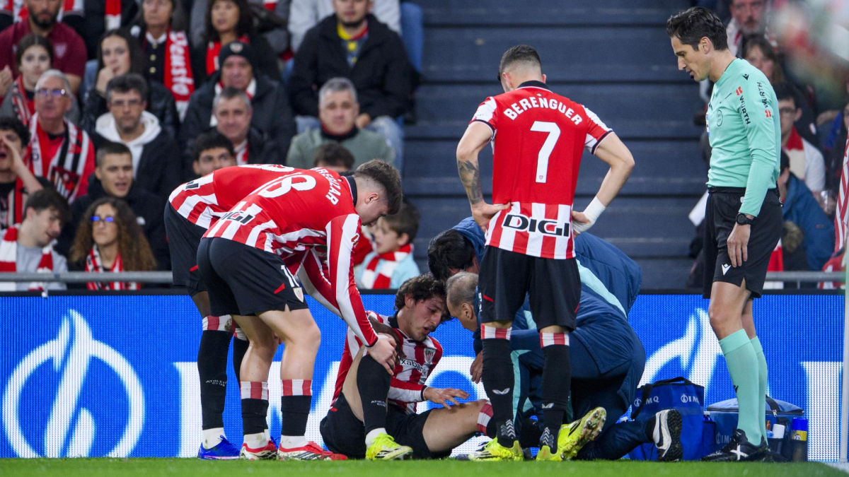 Una resonancia magnética descarta daños en los ligamentos de la rodilla izquierda de Unai Gómez