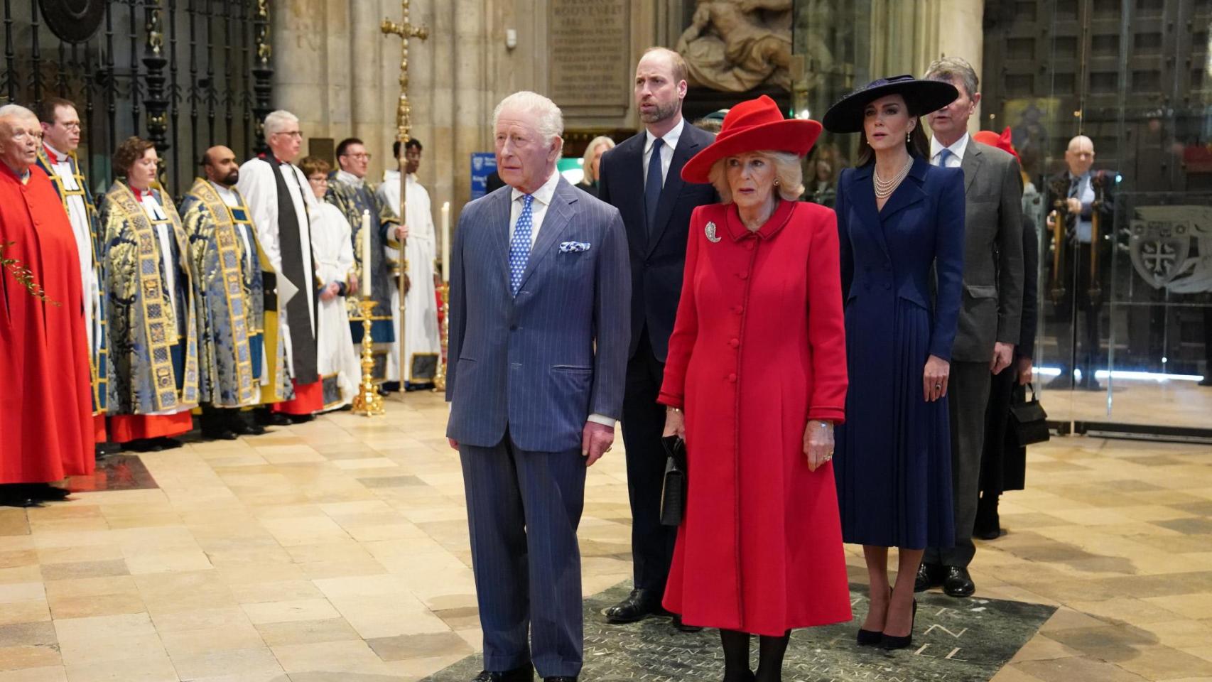 El núcleo duro de la Familia Real británica muestra unidad en el Día de la Commonwealth en medio del escándalo del expríncipe Andrés