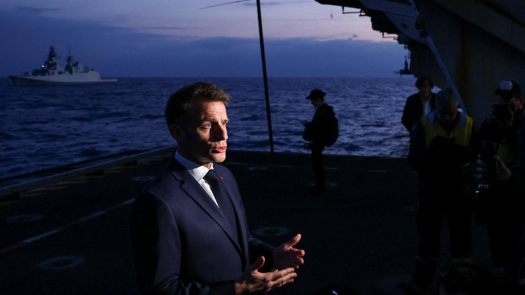 Moncloa elude comprometer a la fragata 'Cristóbal Colón' en la flota que enviará Macron a "reabrir" el estrecho de Ormuz