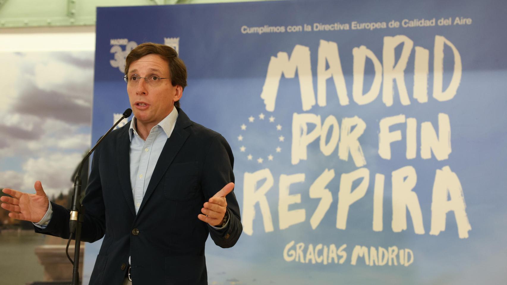 Almeida autorizará a los coches sin etiqueta a entrar en Madrid siempre que se cumpla "la directiva de calidad del aire"