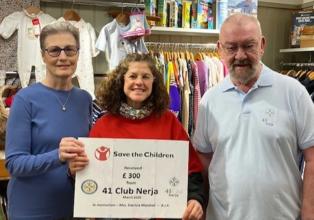 Nerja's 41 Club chooses children's charity in memory of former member's wife