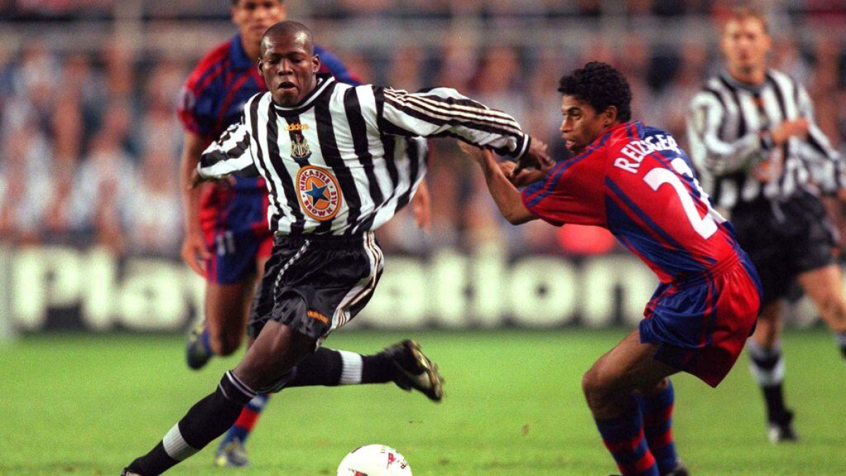 El día que Asprilla destrozó al Barça para bautizar al Newcastle en Champions