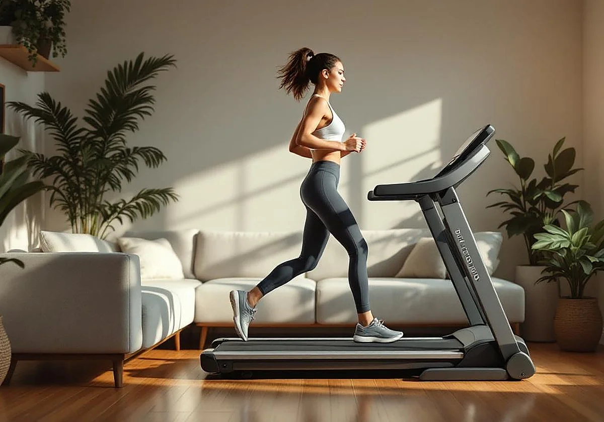 Si te gusta entrenar en casa no te pierdas estas cintas de correr plegables