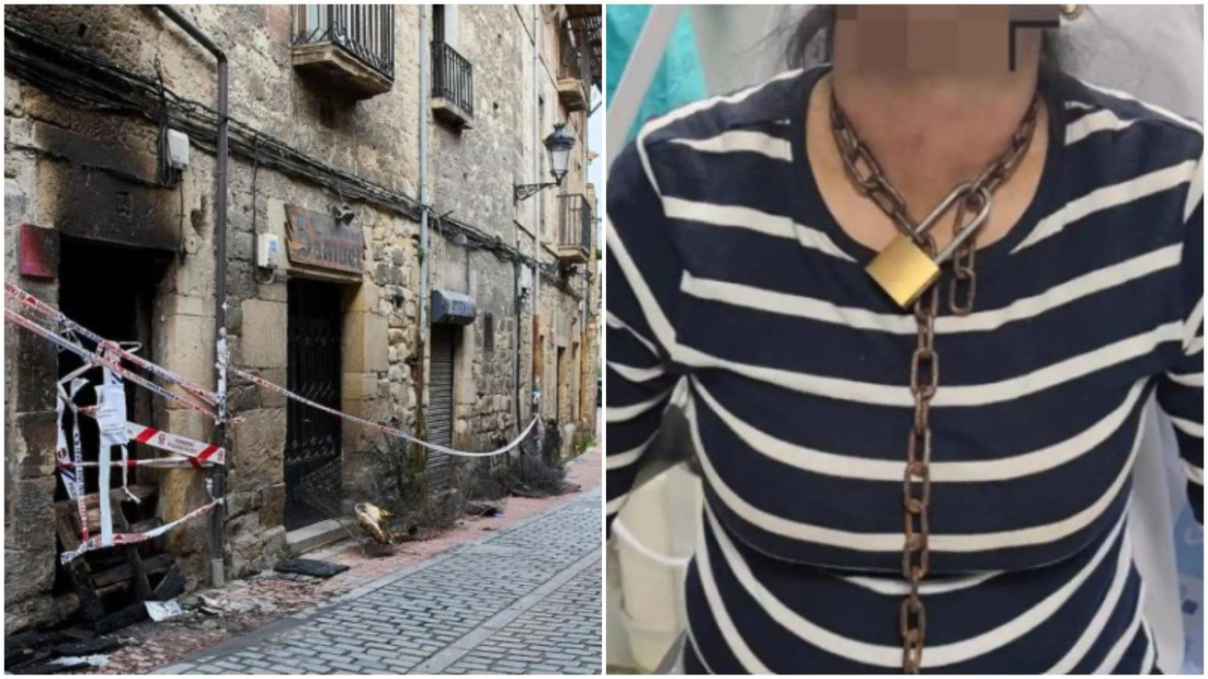 El detenido por matar a tres mujeres en el incendio de Miranda fue condenado por secuestro y abusó de una niña