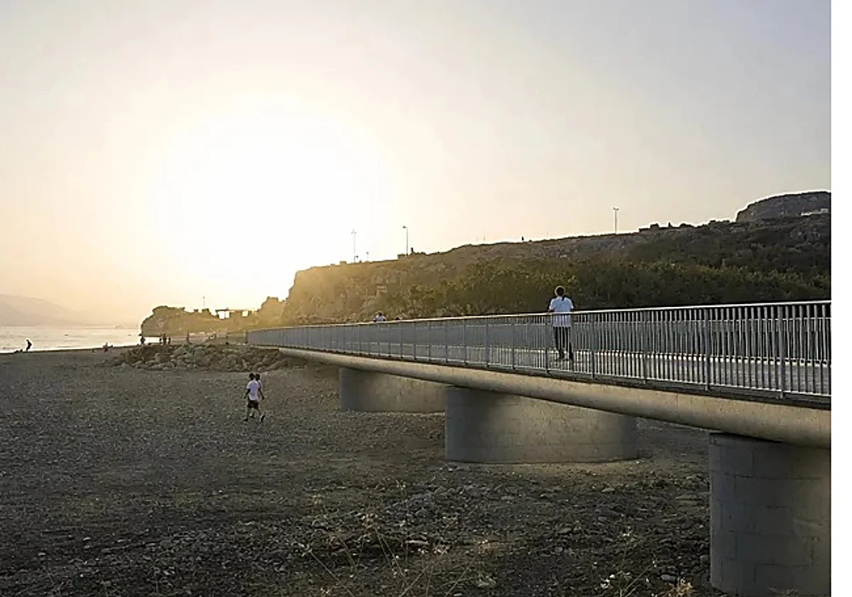 Rincón de la Victoria activa un contrato de más de 400.000 euros para el puente del arroyo Totalán