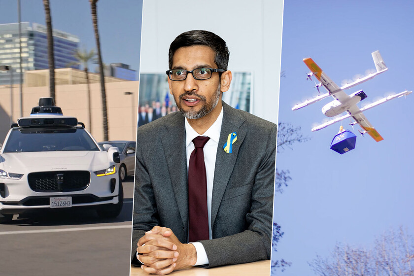El millonario bono salarial de Sundar Pichai está vinculado a Waymo y sus drones: es una señal de hacia dónde quiere ir Google