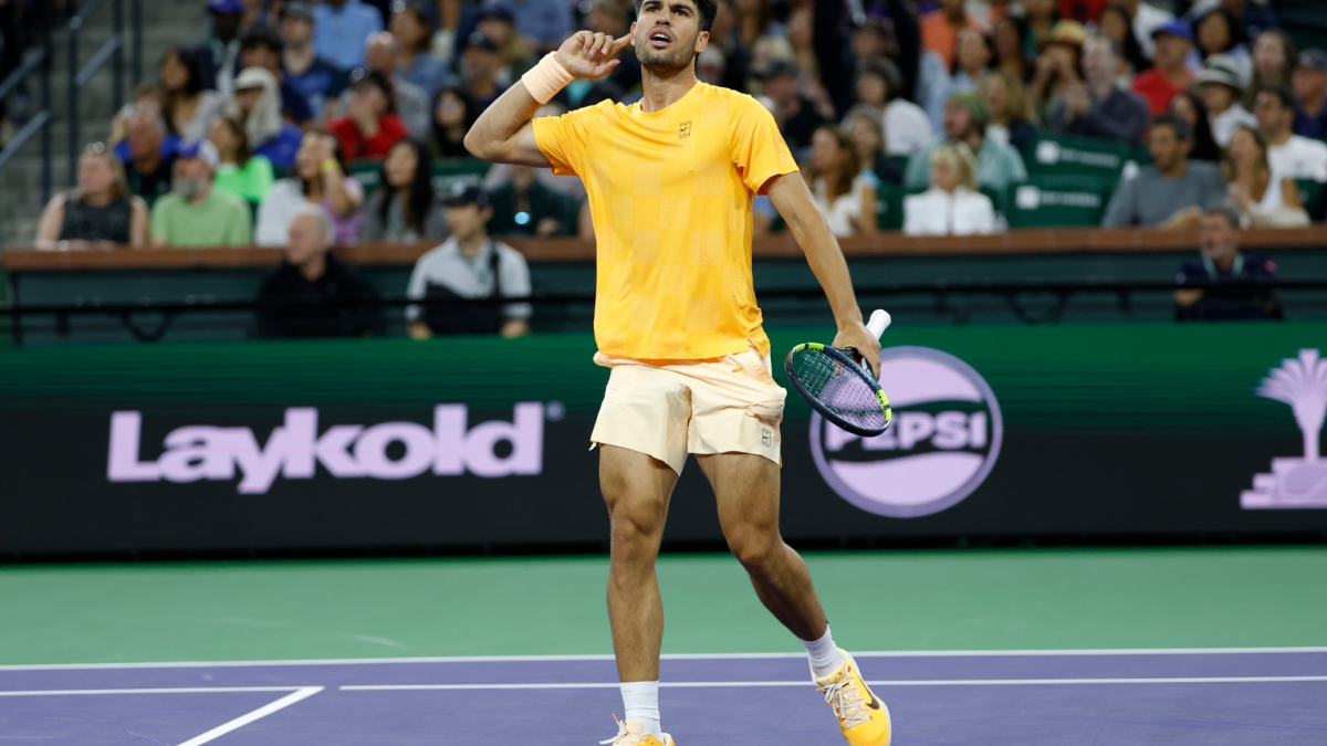 Alcaraz se queda solo ante Ruud con una derecha a 178 kilómetros por hora