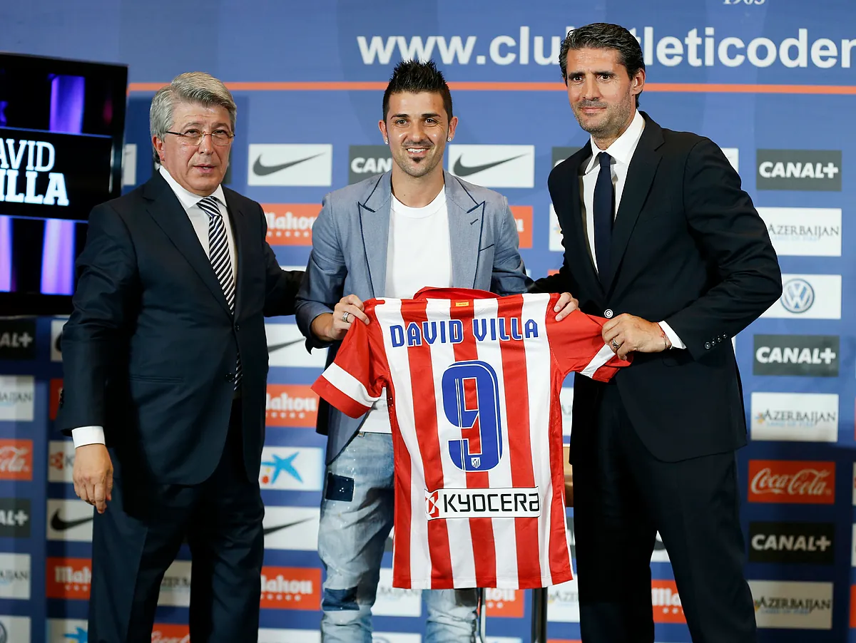 David Villa entra en el consejo del Atlético de Madrid tras la compra de Apollo