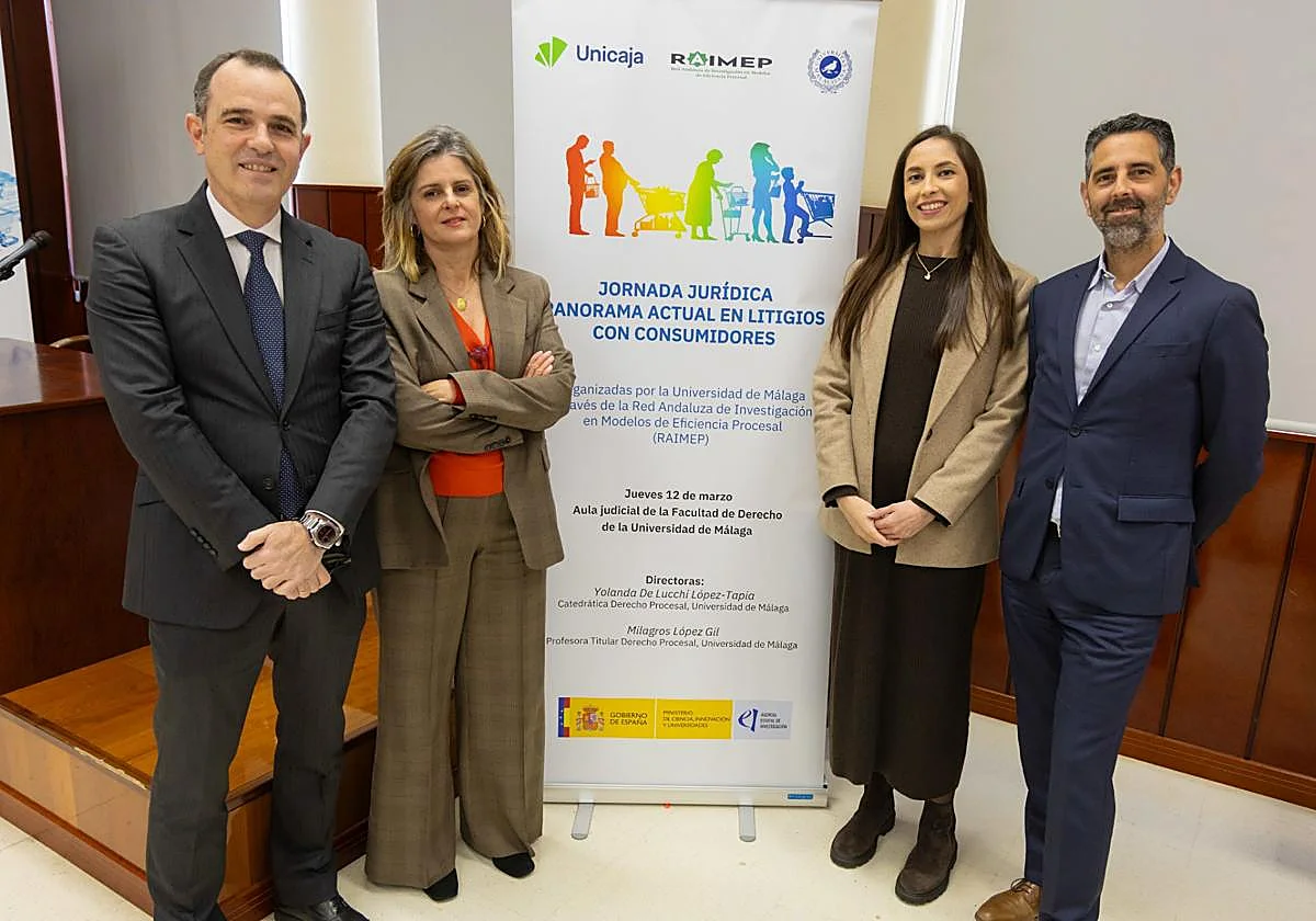 La UMA, Unicaja y 50 profesionales del ámbito jurídico analizan los litigios que plantean los consumidores