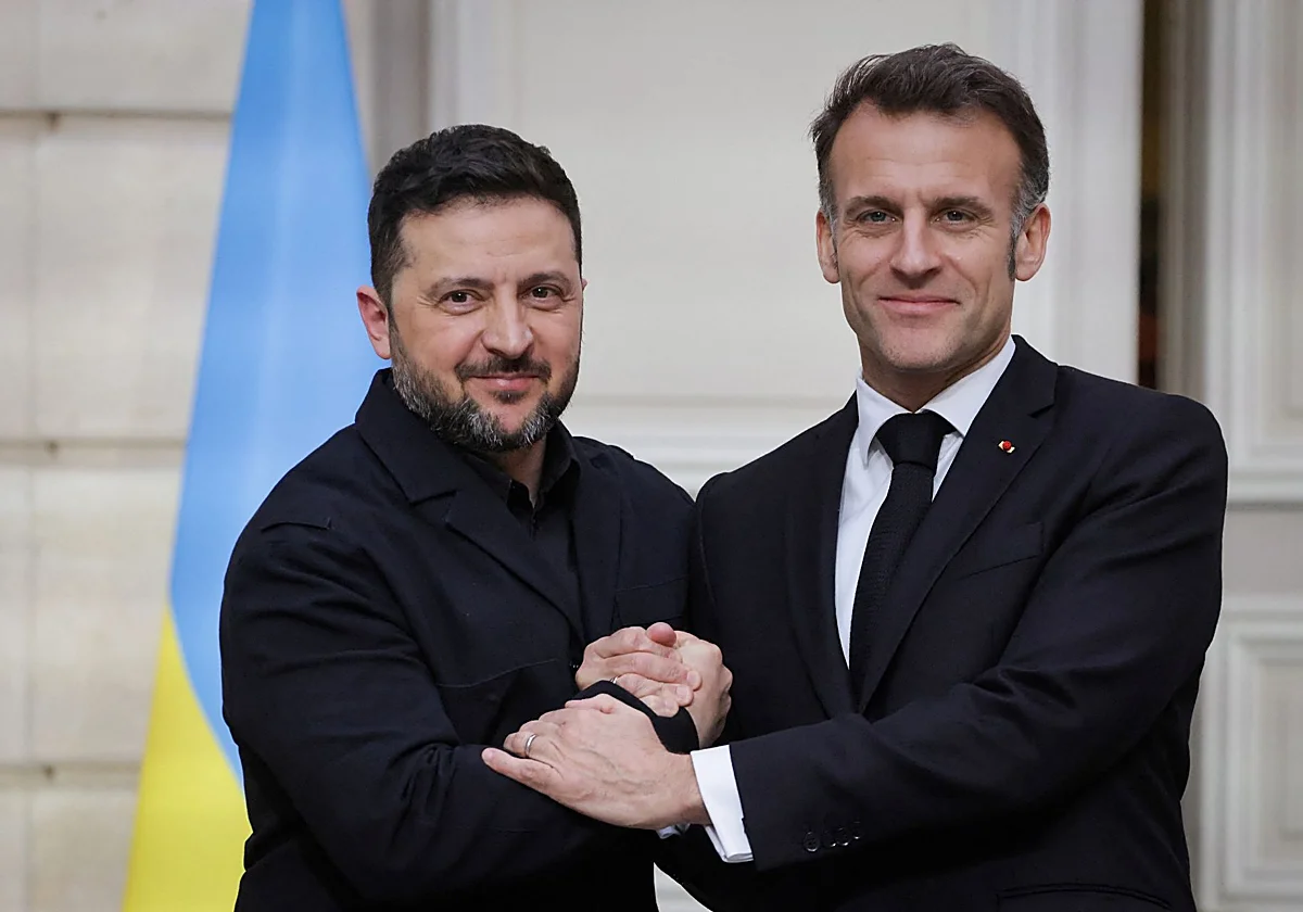 Zelenski y Macron alertan sobre el «debilitamiento» de las sanciones occidentales a Rusia