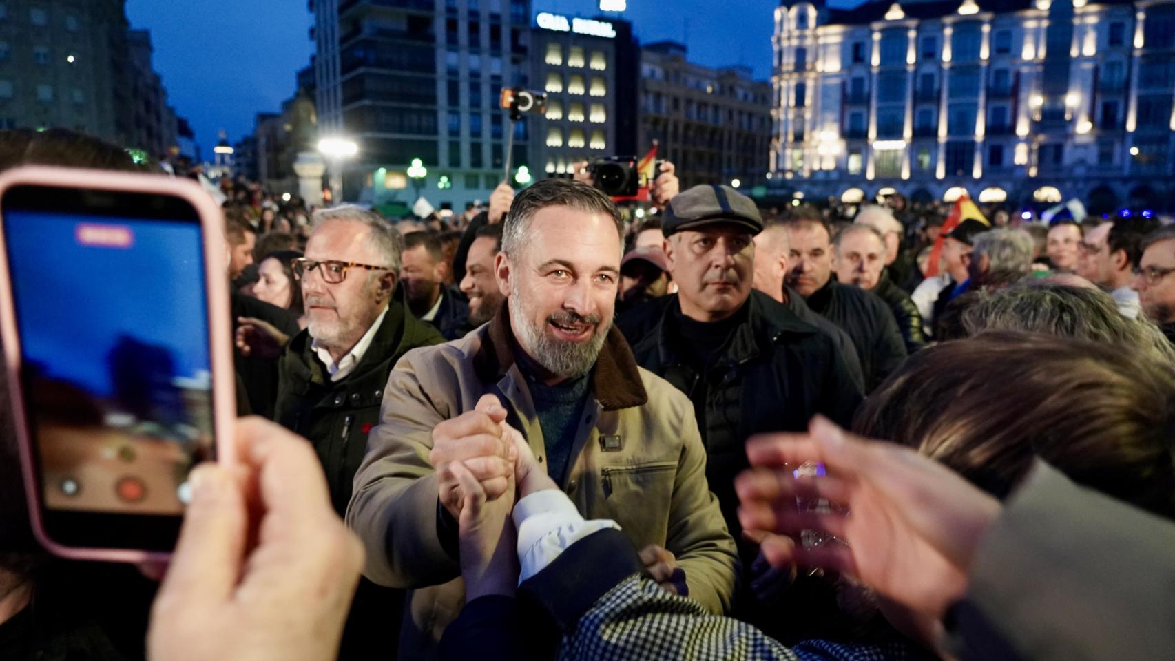 Abascal llama a votar el 15-M “pensando más allá de Castilla y León”: "Pronto votaremos también en España”