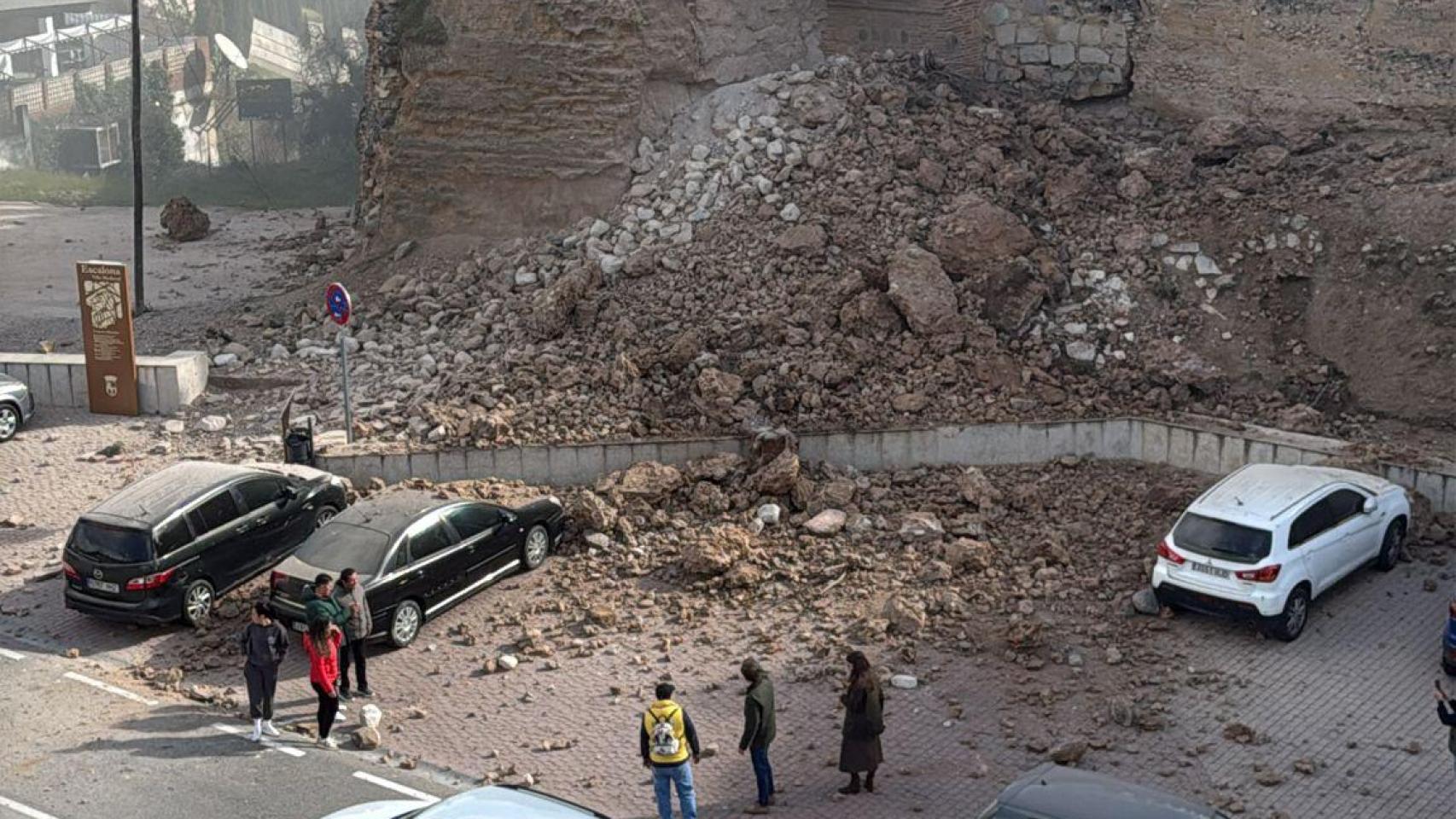 Se derrumba por completo una de las torres defensivas del castillo de Escalona (Toledo)