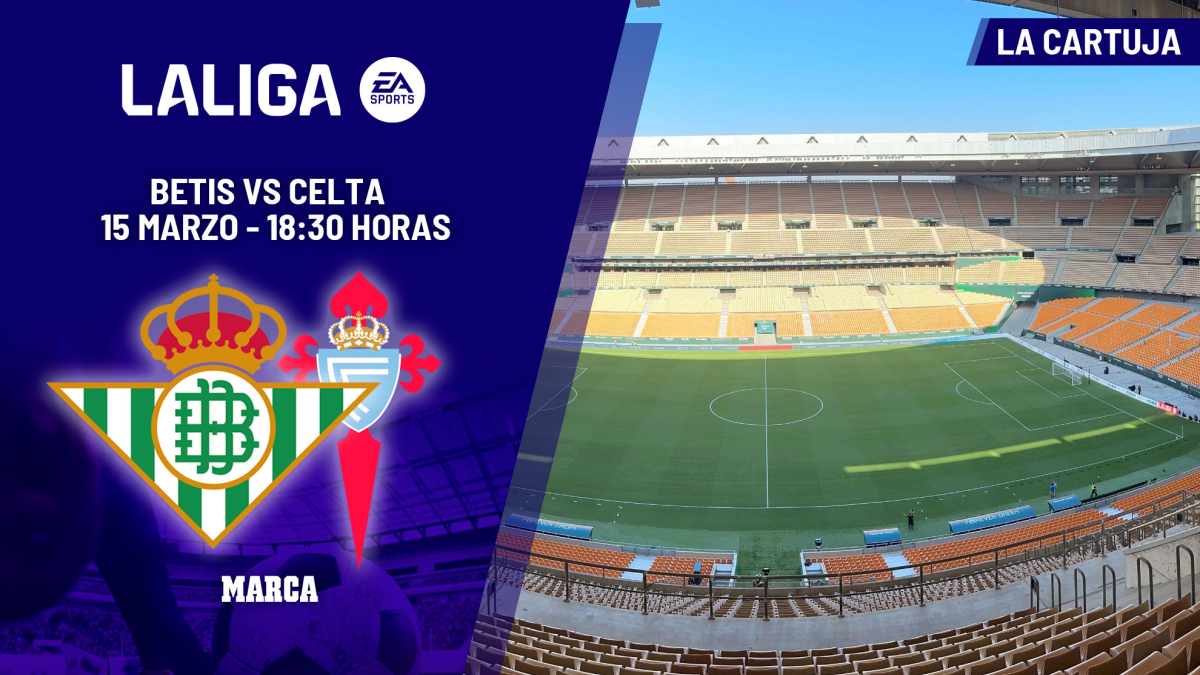 Betis - Celta: horario y dónde ver hoy por TV y online el partido de LaLiga EA Sports