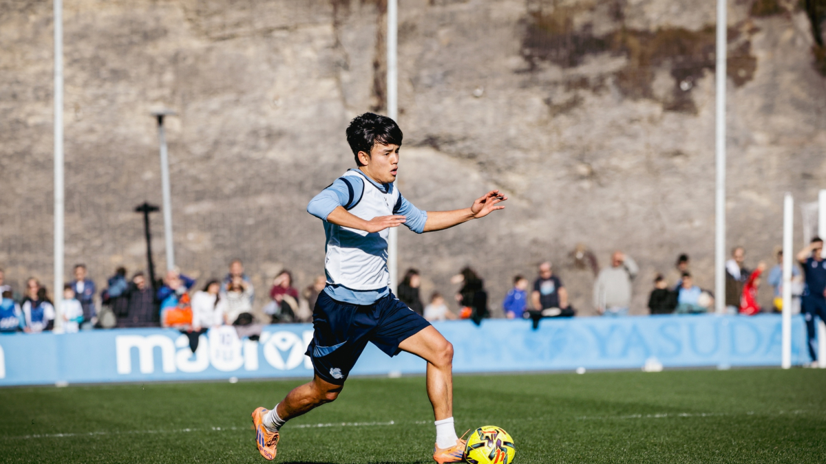 Kubo: "Estoy bastante bien, espero poder jugar contra el Levante"