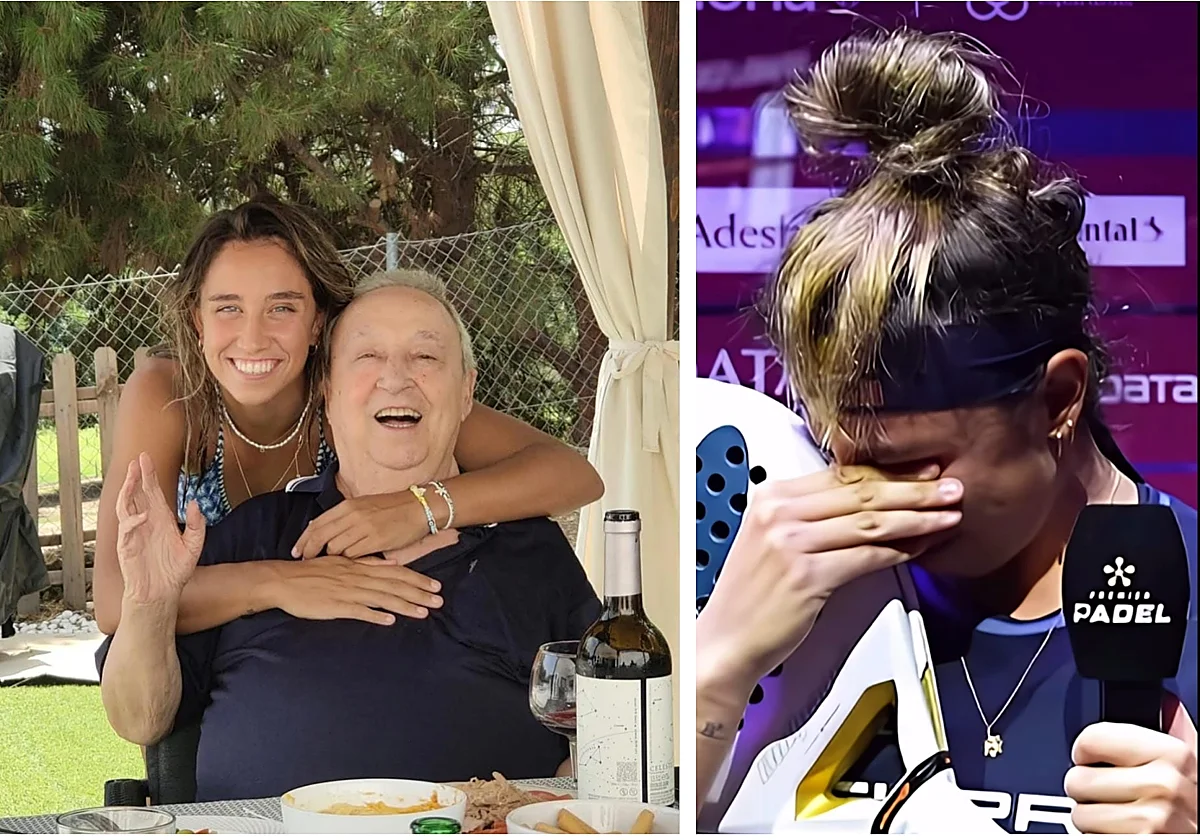 Bea González rompe a llorar en las Finals de Barcelona al recordar a su recién fallecido abuelo, Chuzo
