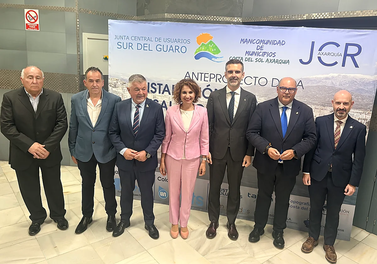 El Gobierno se compromete a iniciar las obras de la desaladora de la Axarquía a finales del próximo año