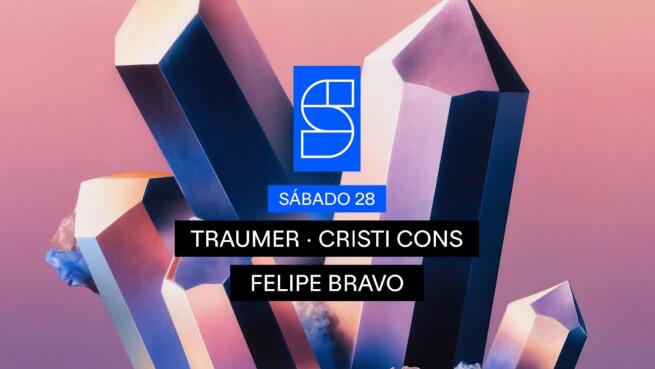 STUDIO x TRAUMER / CRISTI CONS / FELIPE BRAVO: 28 marzo