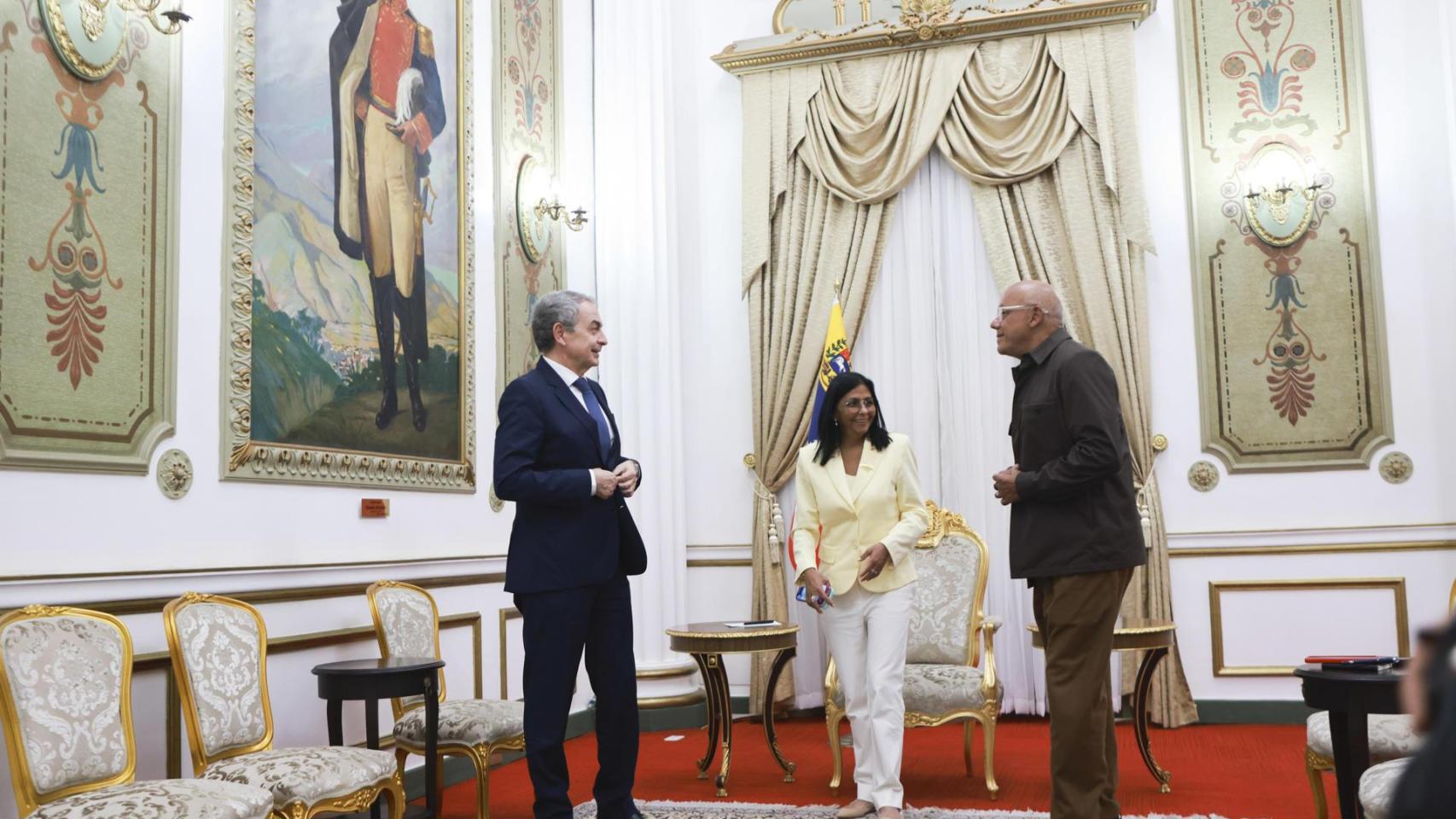 Zapatero regresa a Venezuela para apoyar el "proceso de amnistía" y reunirse con el chavista Jorge Rodríguez