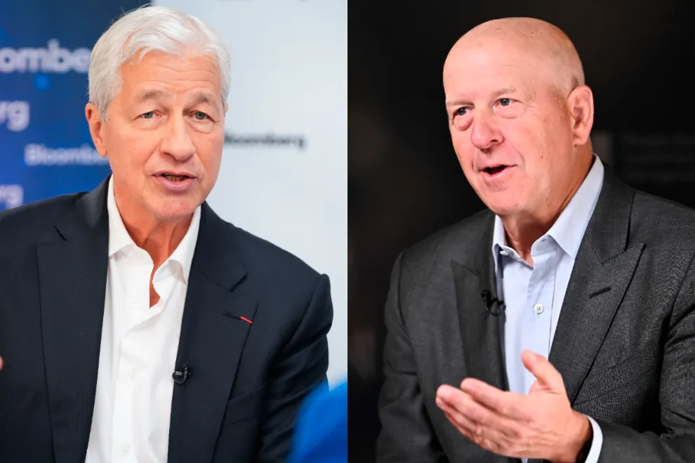 JPMorgan y Goldman Sachs salen en defensa de la banca europea en Bolsa por la guerra