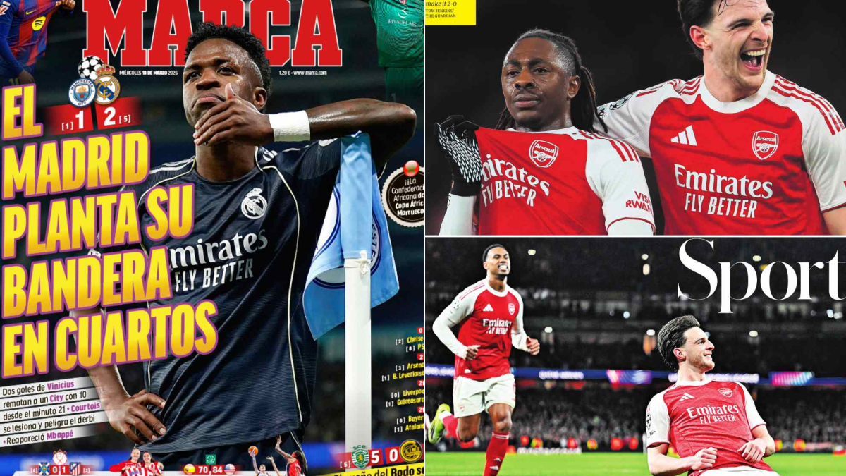 La prensa inglesa 'pasa' del City en las portadas