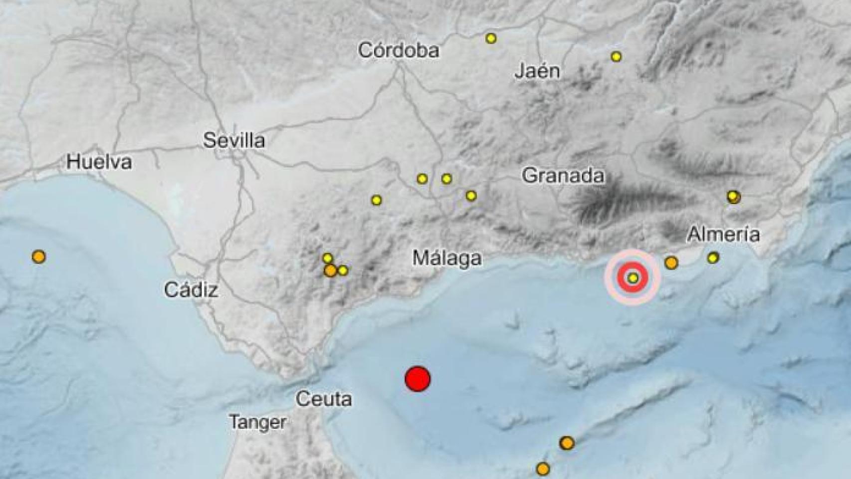 Un terremoto de magnitud 4,4 sacude media Andalucía: lo han sentido en Málaga, Sevilla, Córdoba, Jaén y Granada