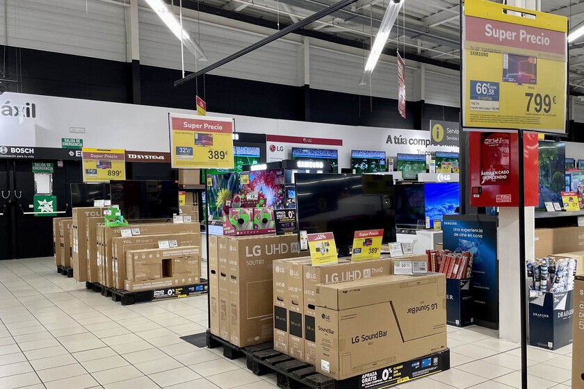 Carrefour está liquidando teles OLED, QLED y QNED con buenos descuentos y cupón regalo para próximas compras
