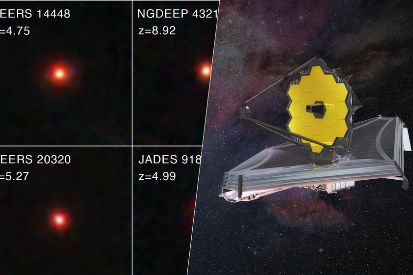 El James Webb lleva años detectando puntos rojos en el universo: el problema es que nadie logra ponerse de acuerdo sobre qué son
