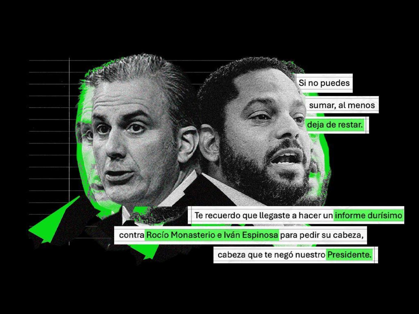 Correos de Garriga destapan las miserias de Vox: Ortega Smith pidió 'la cabeza de Iván y Rocío' y ellos que le 'tratara el psiquiatra'