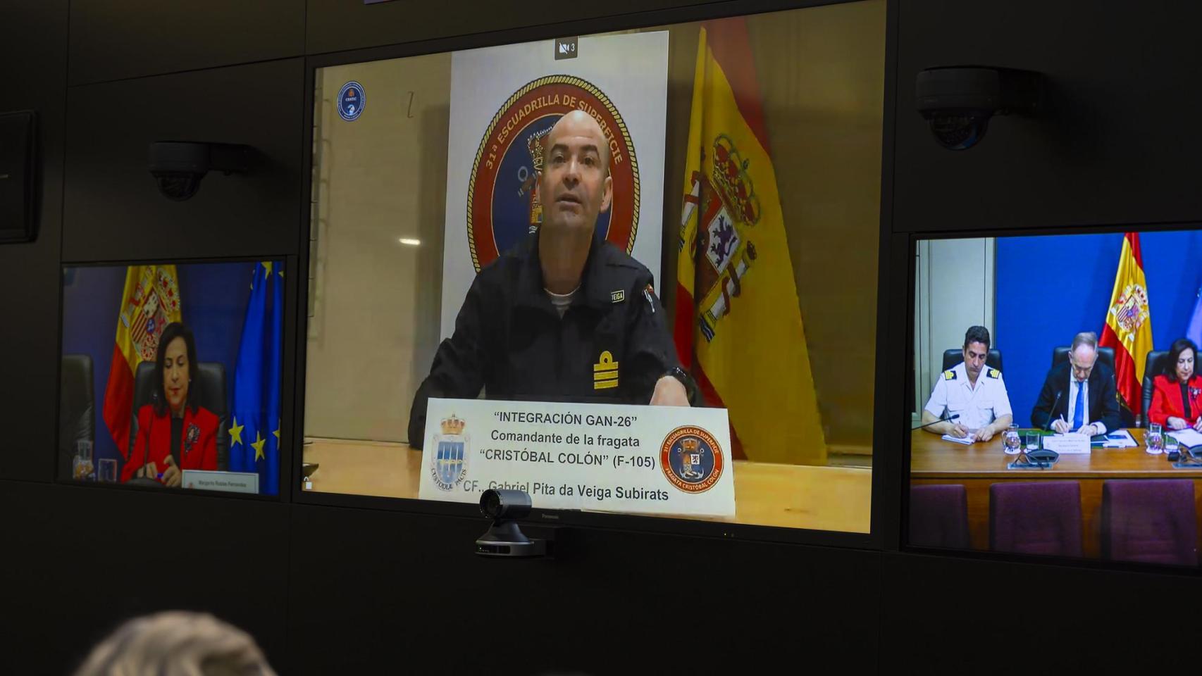 Robles destaca la eficacia de la fragata ‘Cristóbal Colón’ en su misión defensiva en Chipre