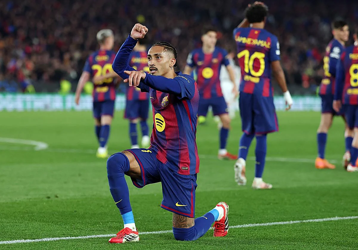 Raphinha prende la mecha