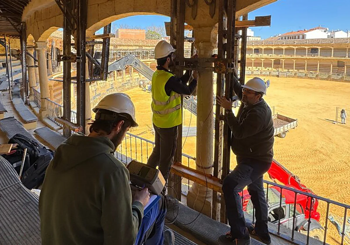 Ultrasonidos para preservar el patrimonio: la plaza de toros de Ronda se somete a un innovador estudio estructural