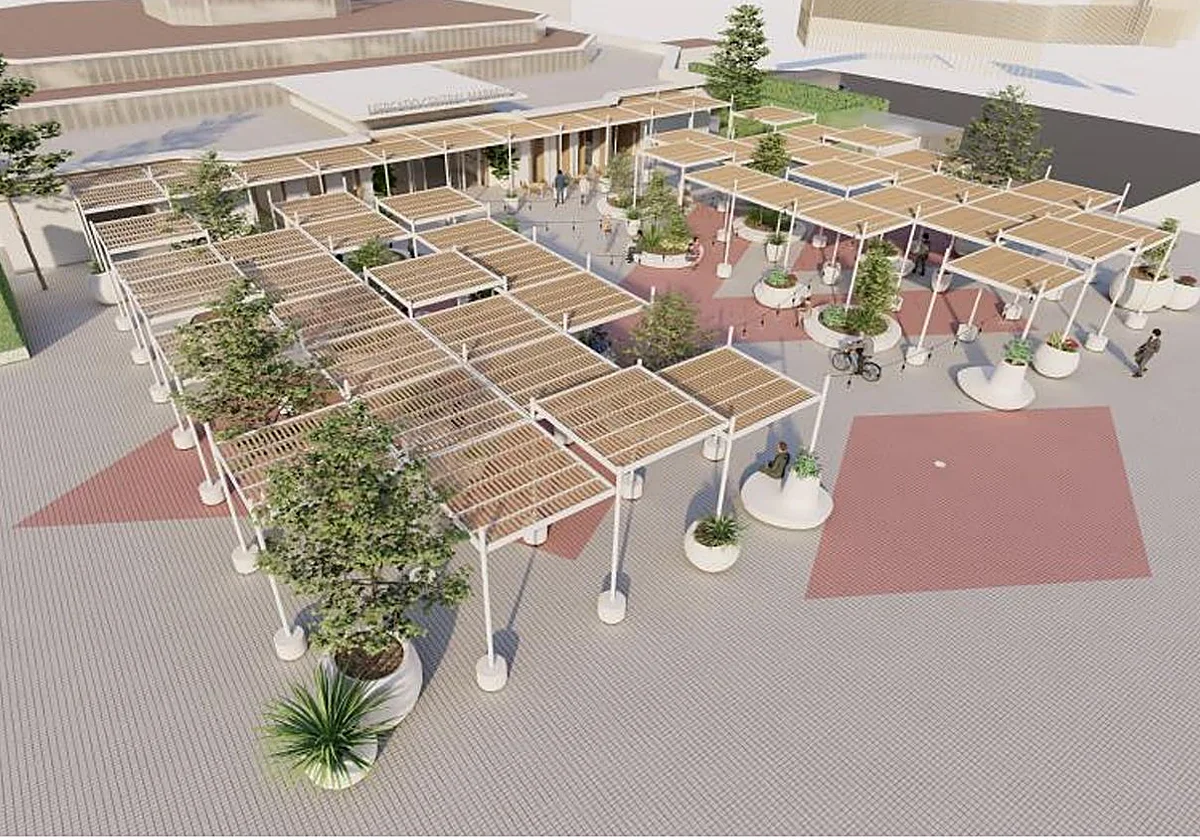 Marbella to modernise the Plaza del Mercado Central: this is what the new space will look like