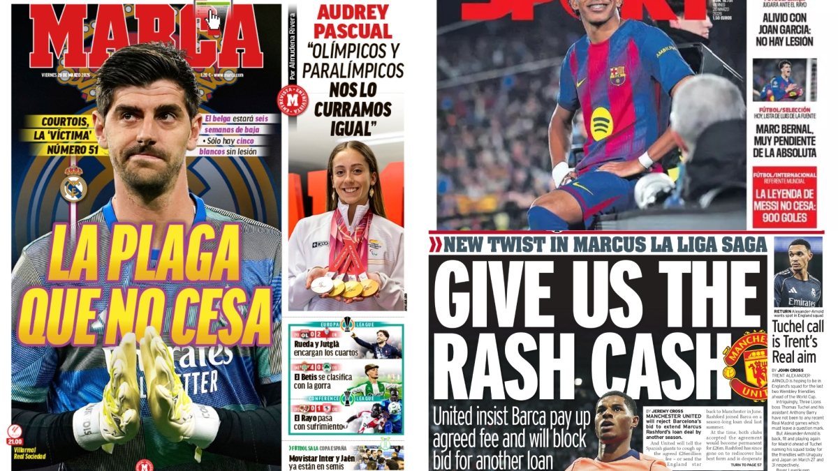 ¿Qué se dice de Rashford en la prensa inglesa?