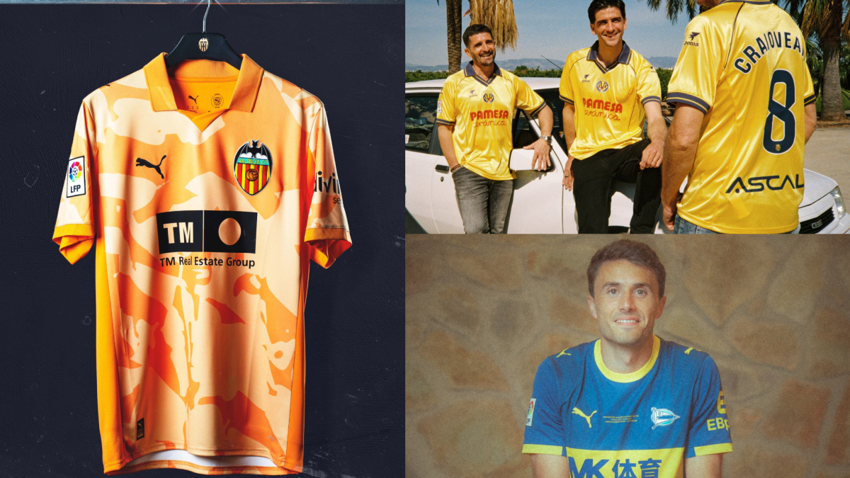 Descubre todas las camisetas retro con las que se jugará en Primera y Segunda