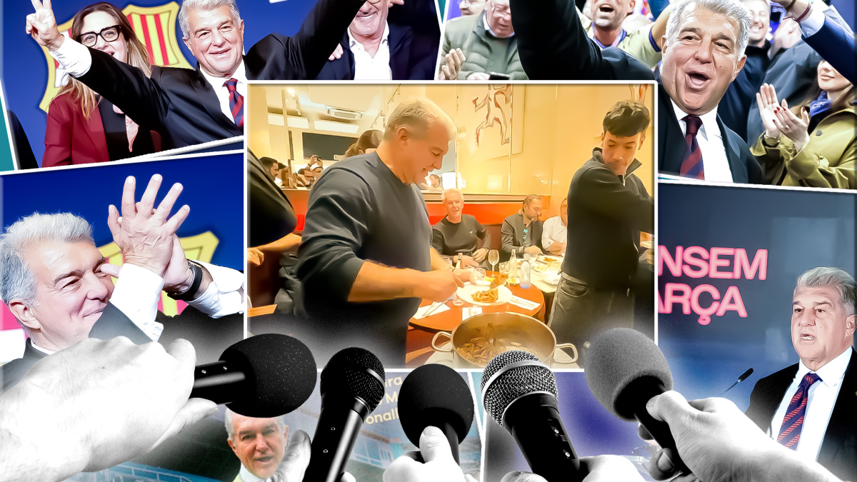 Descubriendo a Laporta: "Un animal escénico"; "juega a ser showman"; "dos o tres frases y conecta con los jóvenes"; "proyecta liderazgo"