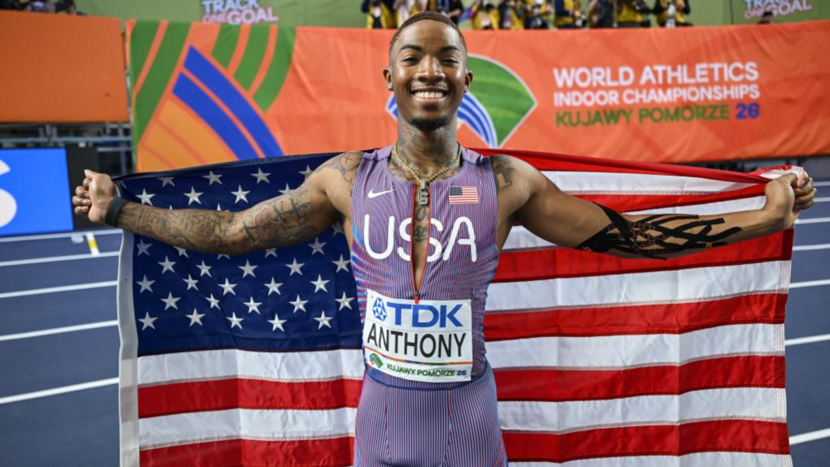 Campeón mundial de los 60 metros a pesar del diablo y de un coágulo como "un balón de fútbol"<br>