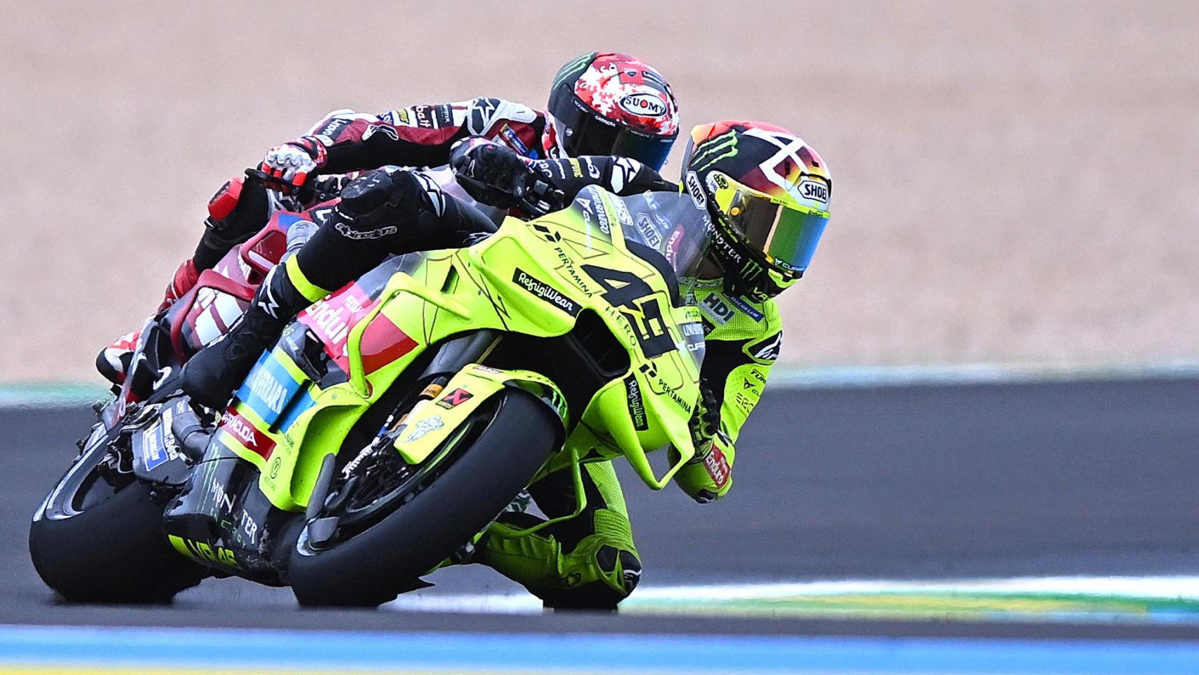 Pole para Fabio di Giannatonio y caídas de Marc Márquez y Pedro Acosta en Brasil