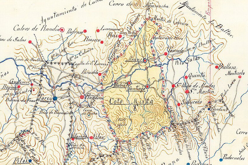Hasta 1868, un microestado "independiente" habitó la península ibérica entre Portugal y Galicia: Couto Mixto